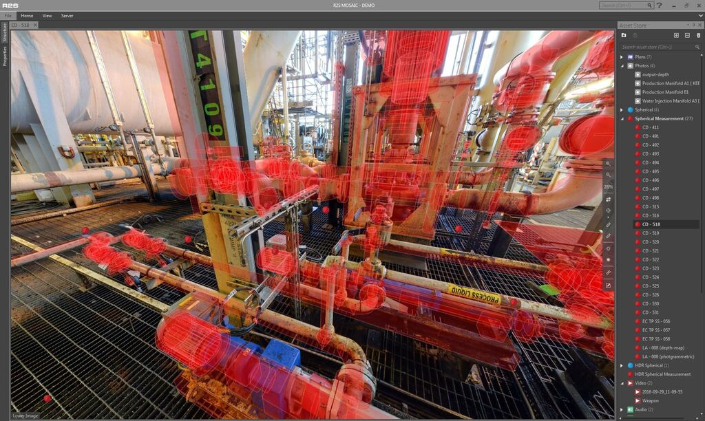 Mosaic Screenshot PDMS Overlay